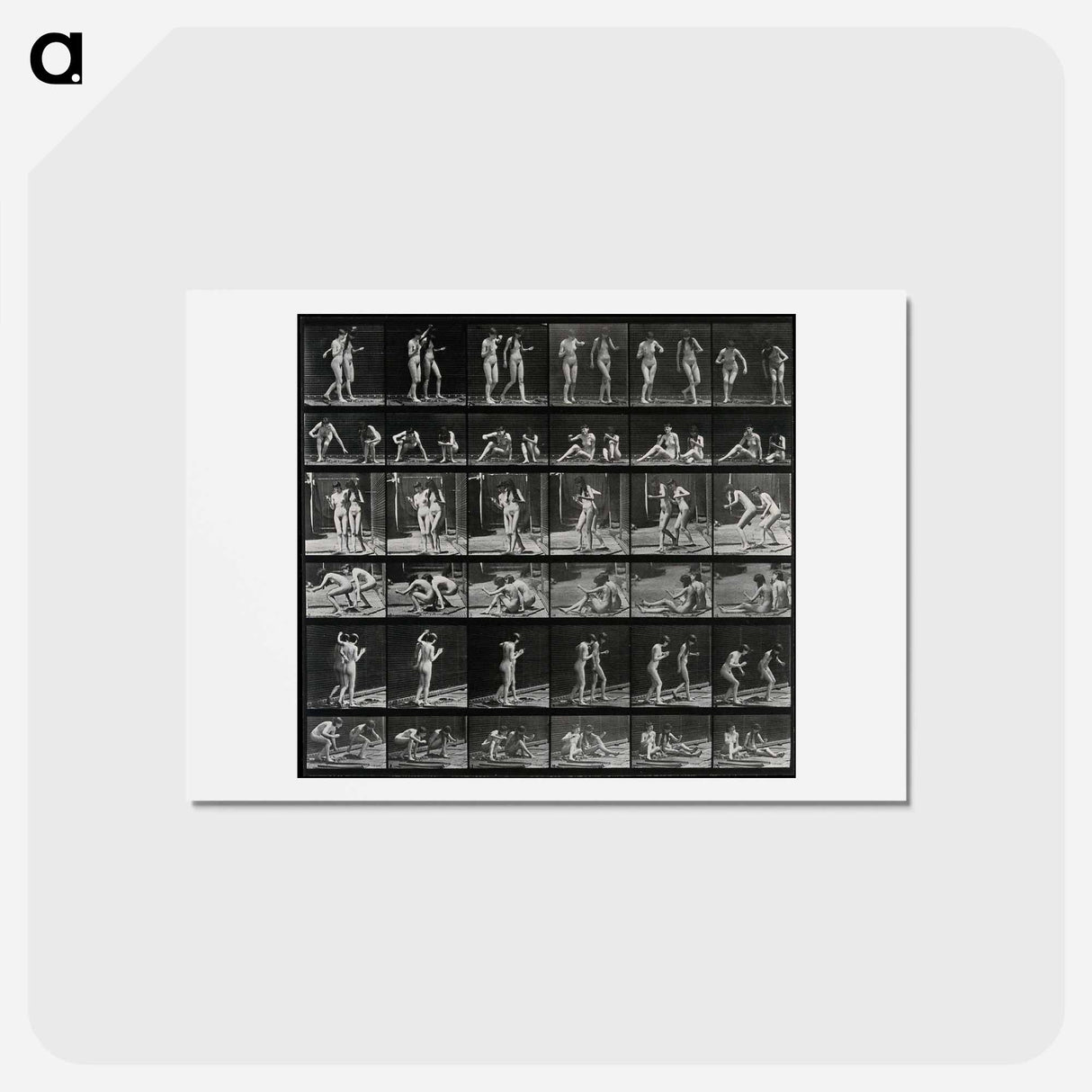 アートポストカード-Smoking Women
- エドワード マイブリッジ Postcard.