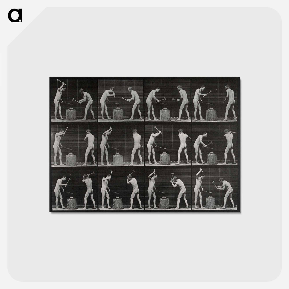 アートポストカード-Two Blacksmiths
- エドワード マイブリッジ Postcard.
