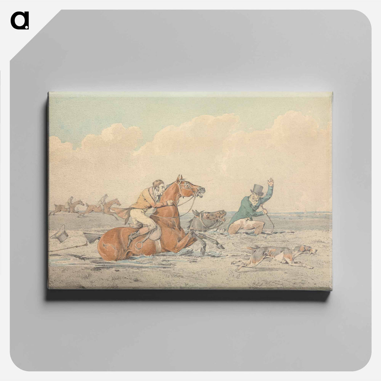 アートパネル-"Some Do and Some Don't: It is All a Notion:" Getting into a Bog
- イェール大学アートギャラリー Canvas.