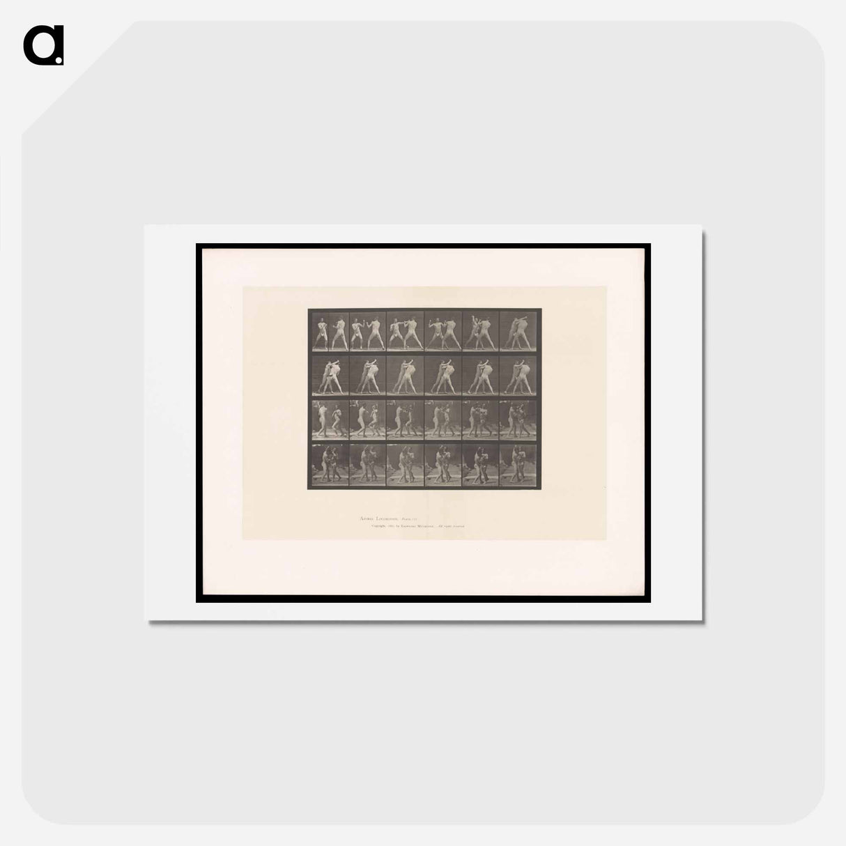 アートポストカード-Bare-Knuckle Boxing
- エドワード マイブリッジ Postcard.