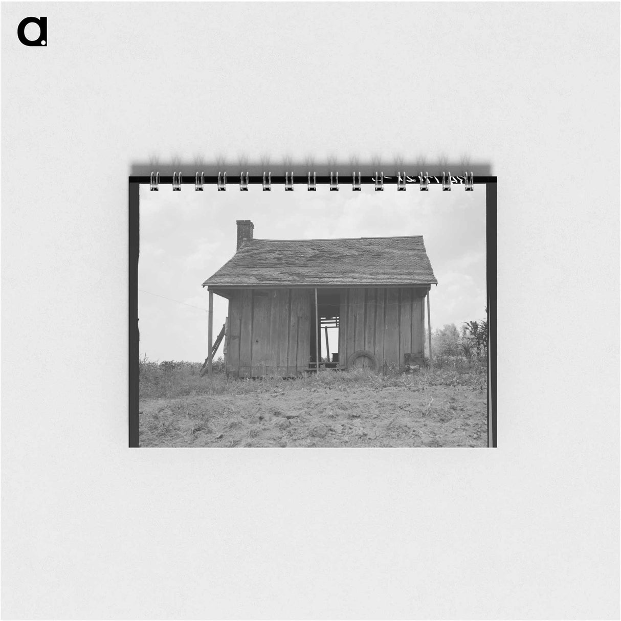 アートメモ帳-Abandoned tenant house on a mechanized plantation of the Mississippi Delta - ドロテア ラング Memo.