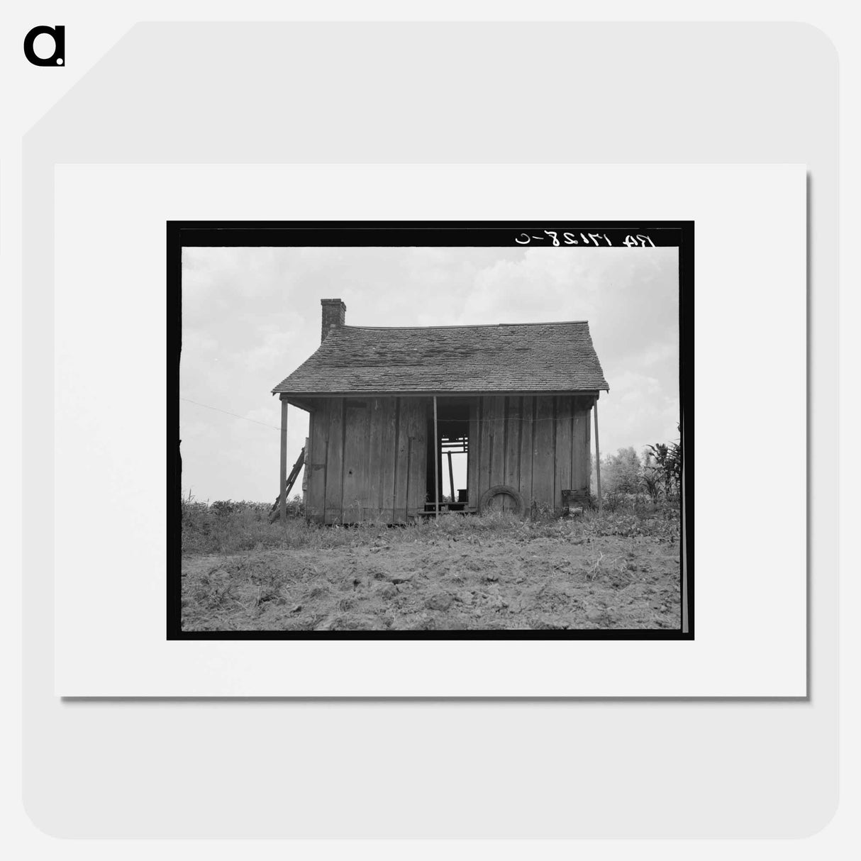 アートポスター-Abandoned tenant house on a mechanized plantation of the Mississippi Delta - ドロテア ラング Poster.