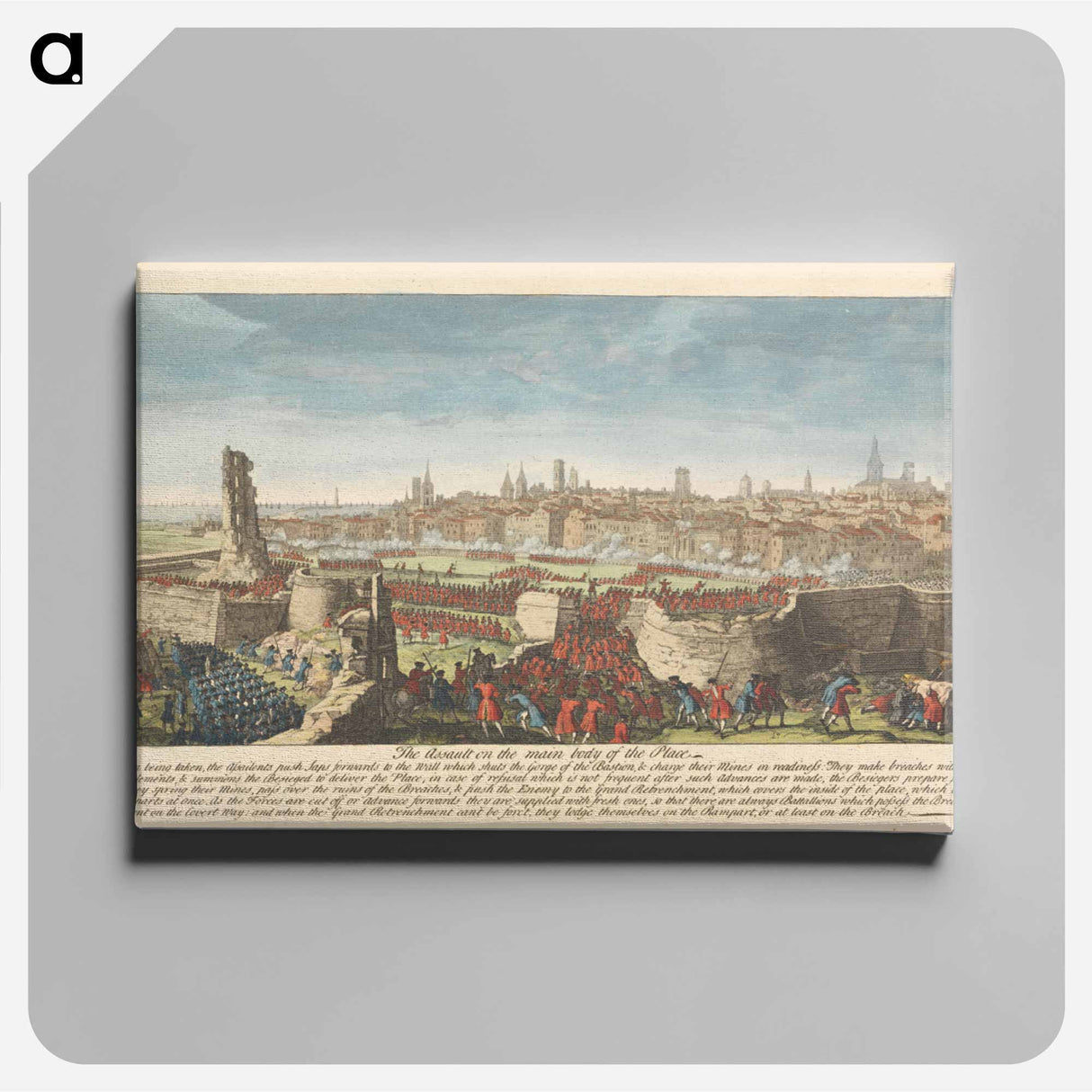 アートパネル-The Assault on the Main Body of the Palace
- イェール大学アートギャラリー Canvas.