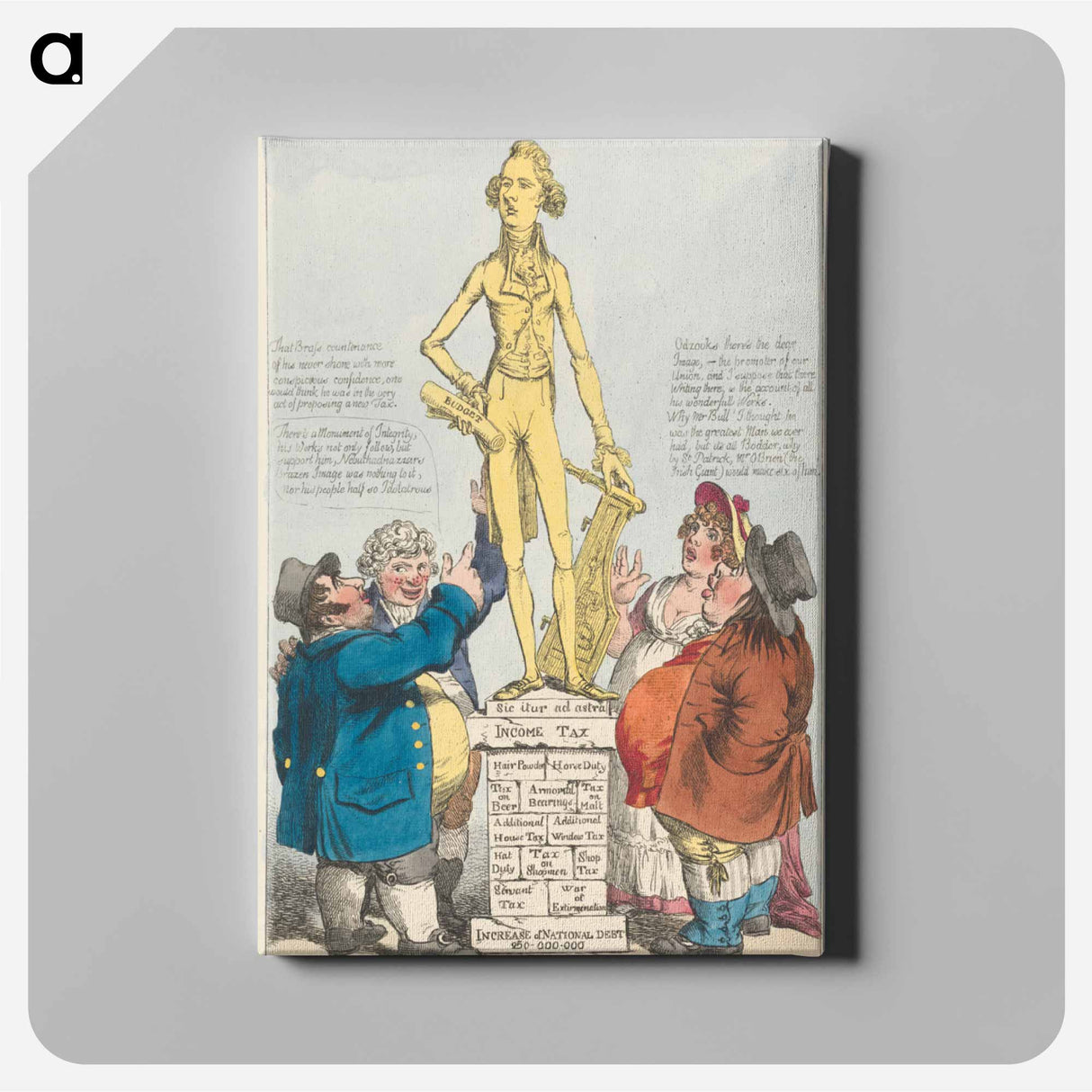 アートパネル-The Brazen Image Erected on a Pedestal Wrought by Himself
- イェール大学アートギャラリー Canvas.