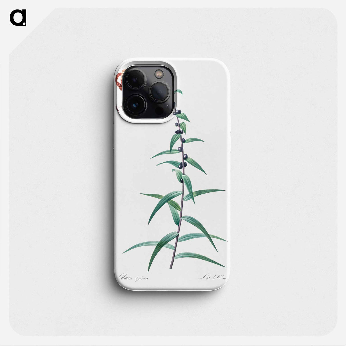 Tiger lily illustration - Pierre Joseph Redouté Phone Case.