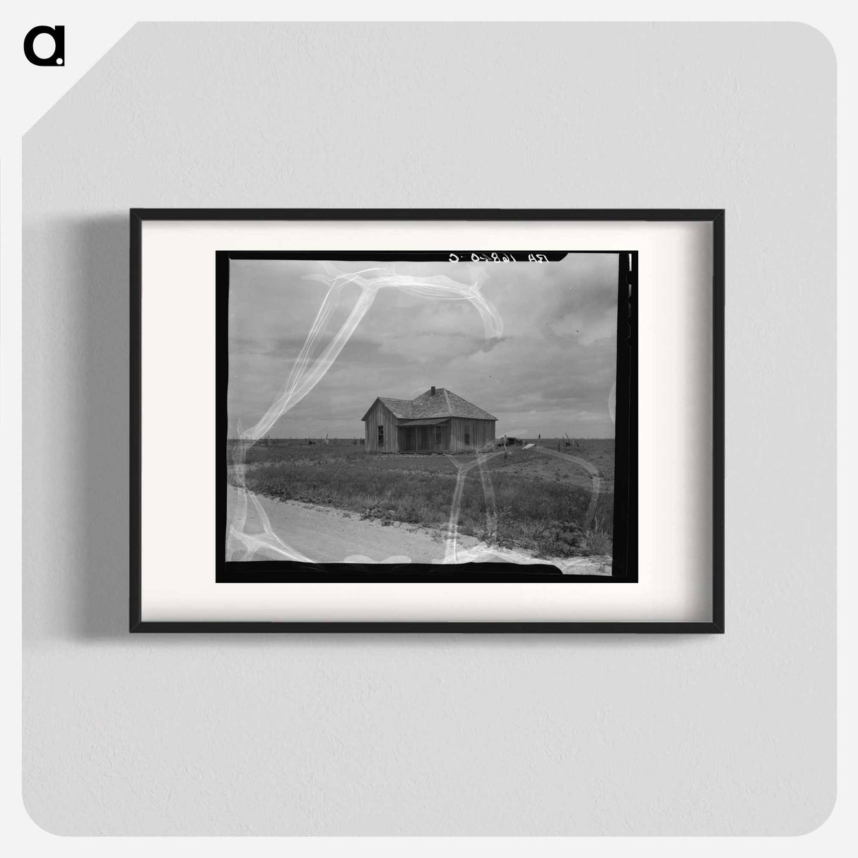 アートポスター-Abandoned shack of a tenant farmer near Roscoe, Texas - ドロテア ラング Poster.