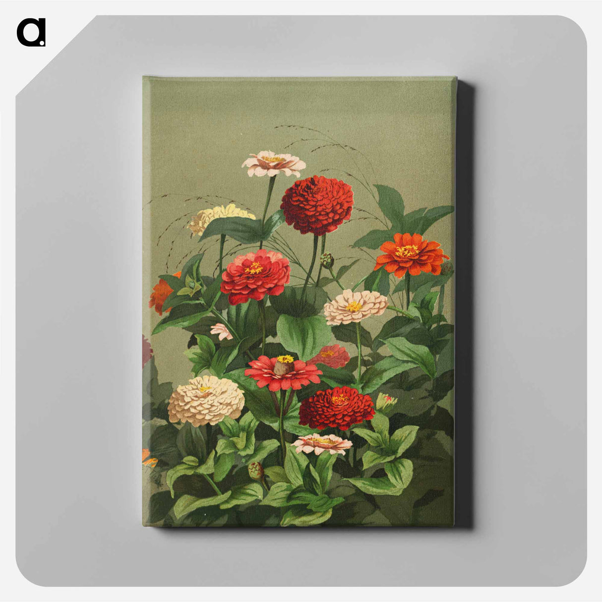 アートパネル-Yellow and Red Chrysanthemums
- ボストン公共図書館 Canvas.