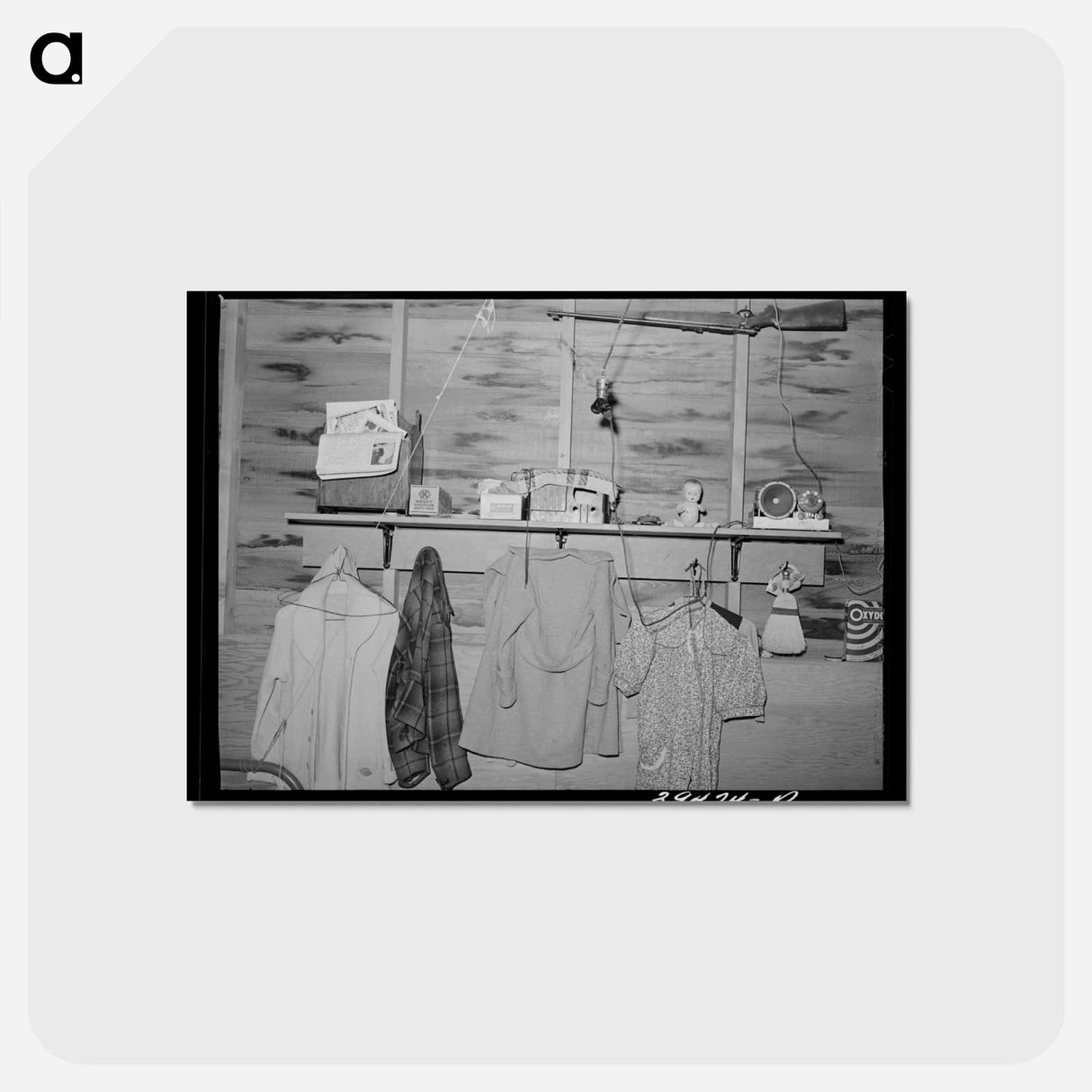 アートポストカード-Farm Workers' Shelter
- ラッセル リー Postcard.