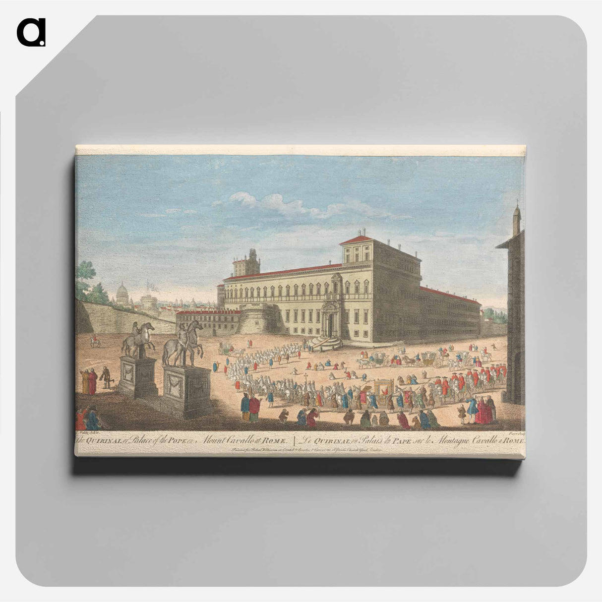 アートパネル-The Quirinal, or Palace of the Pope on Mount Cavallo at Rome
- イェール大学アートギャラリー Canvas.