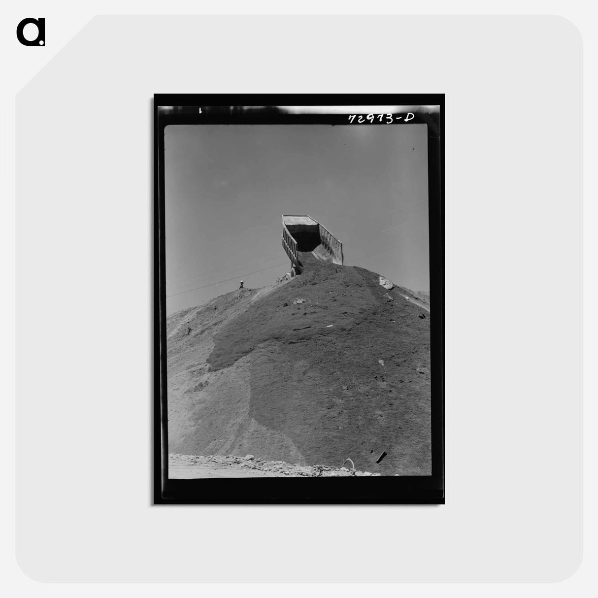 アートポストカード-Shasta Dam Dirt Load
- ラッセル リー Postcard.
