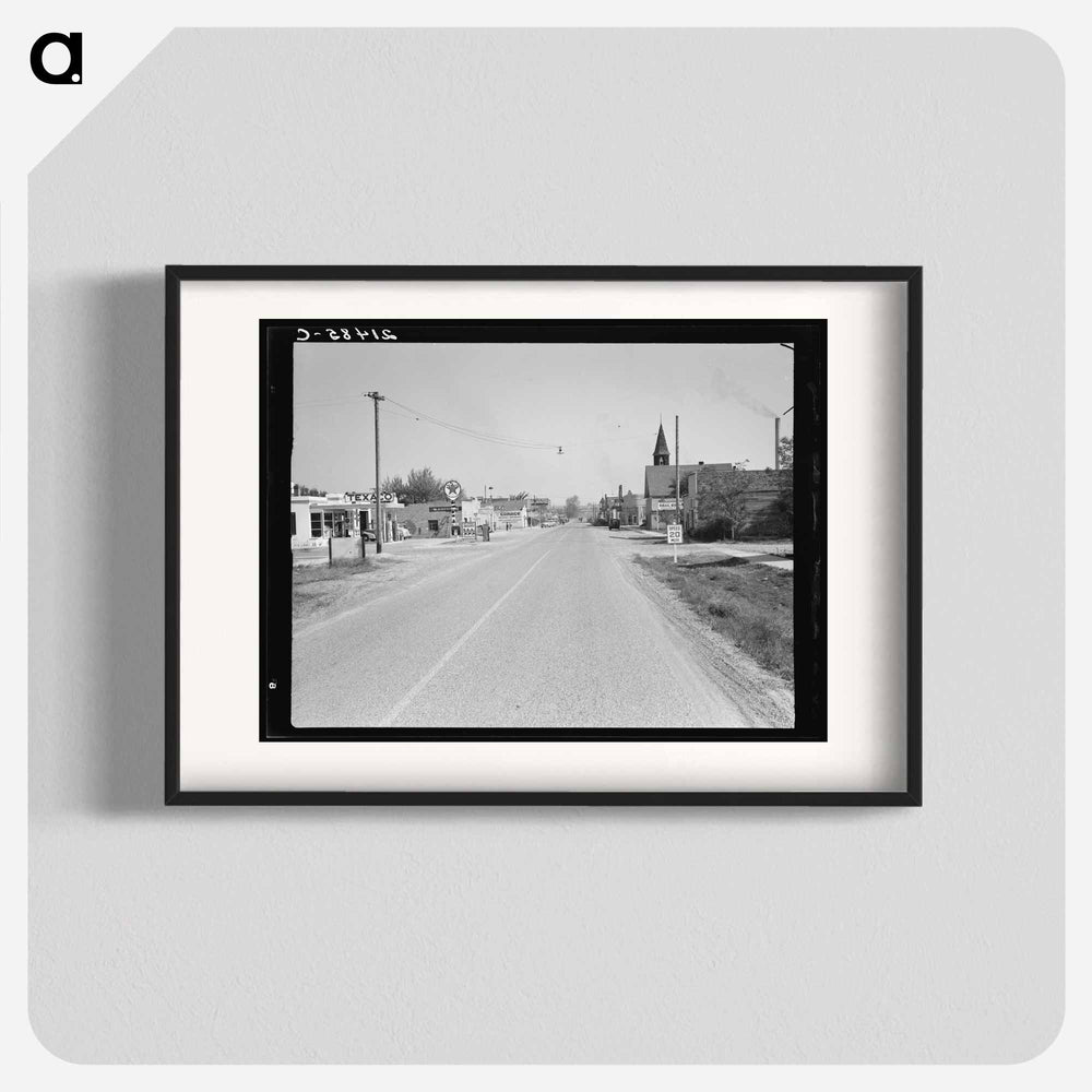 Main street of Nyssa, Oregon - ドロテア ラング Poster.