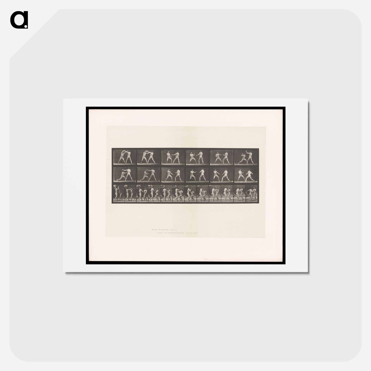 アートポストカード-Bare-Knuckle Boxing
- エドワード マイブリッジ Postcard.