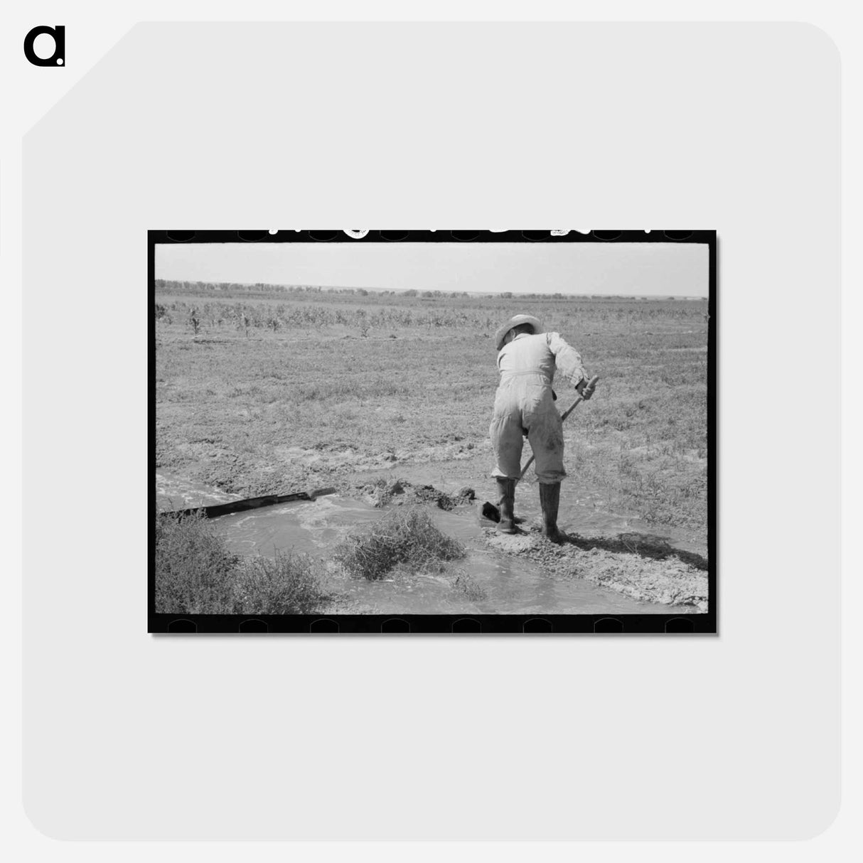アートポストカード-Irrigating Fields
- ラッセル リー Postcard.