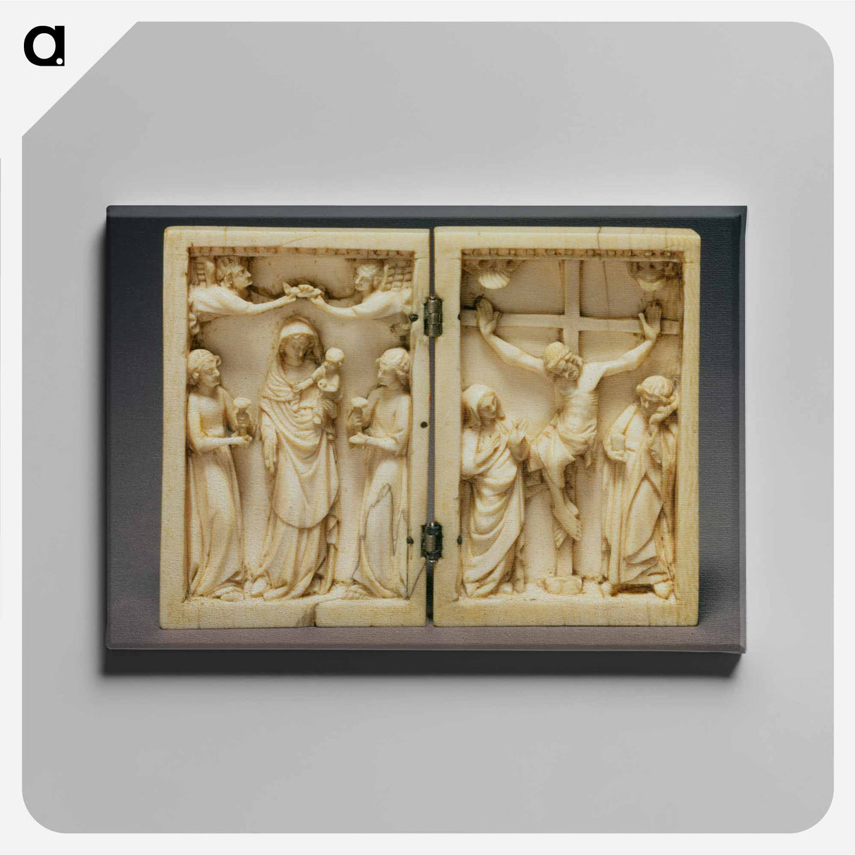 アートパネル-Diptych With Virgin and Angels and the Crucifixion
- セントルイス美術館 Canvas.