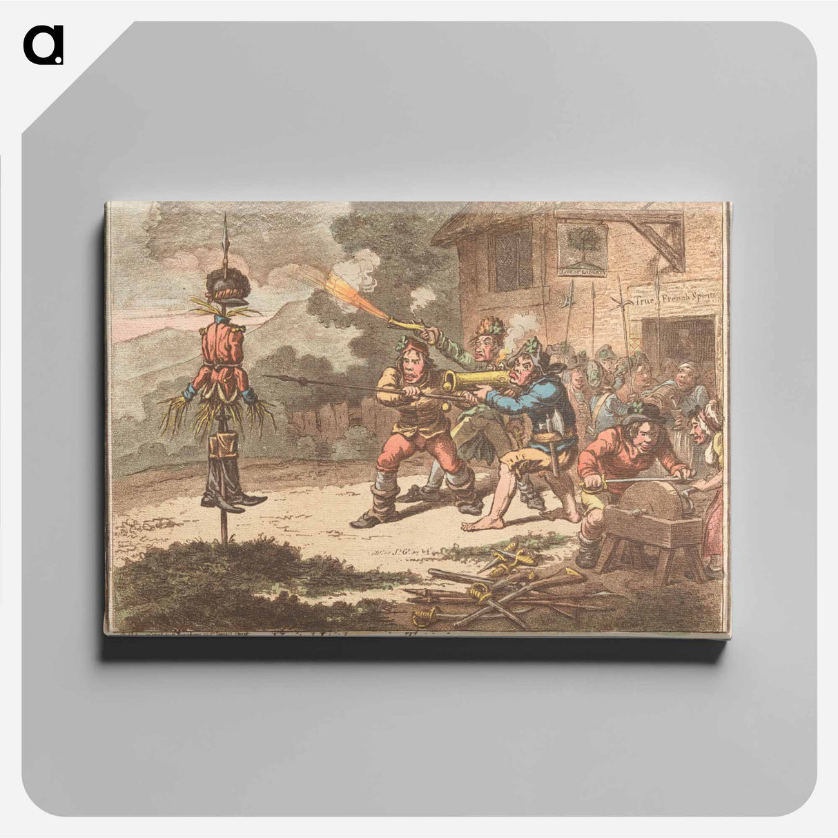 アートパネル-United Irishmen in Training
- イェール大学アートギャラリー Canvas.
