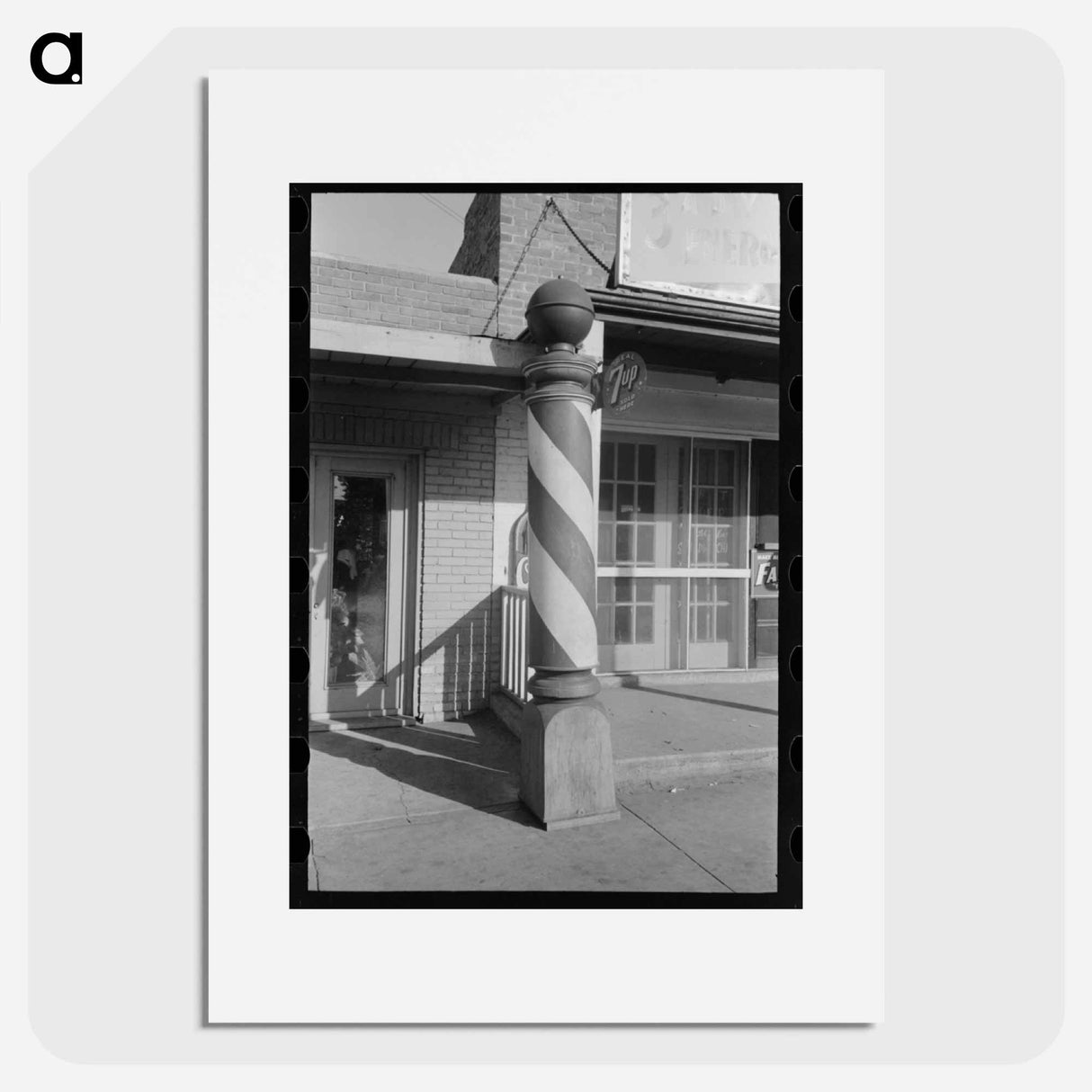 アートポスター-Barber Pole, Muskogee
- ラッセル リー Poster.