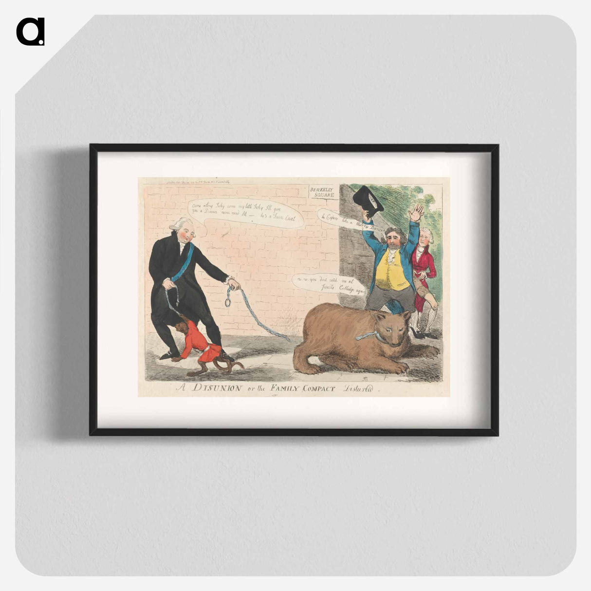 アートポスター-A Disunion or the Family Compact Disturbed
- イェール大学アートギャラリー Poster.