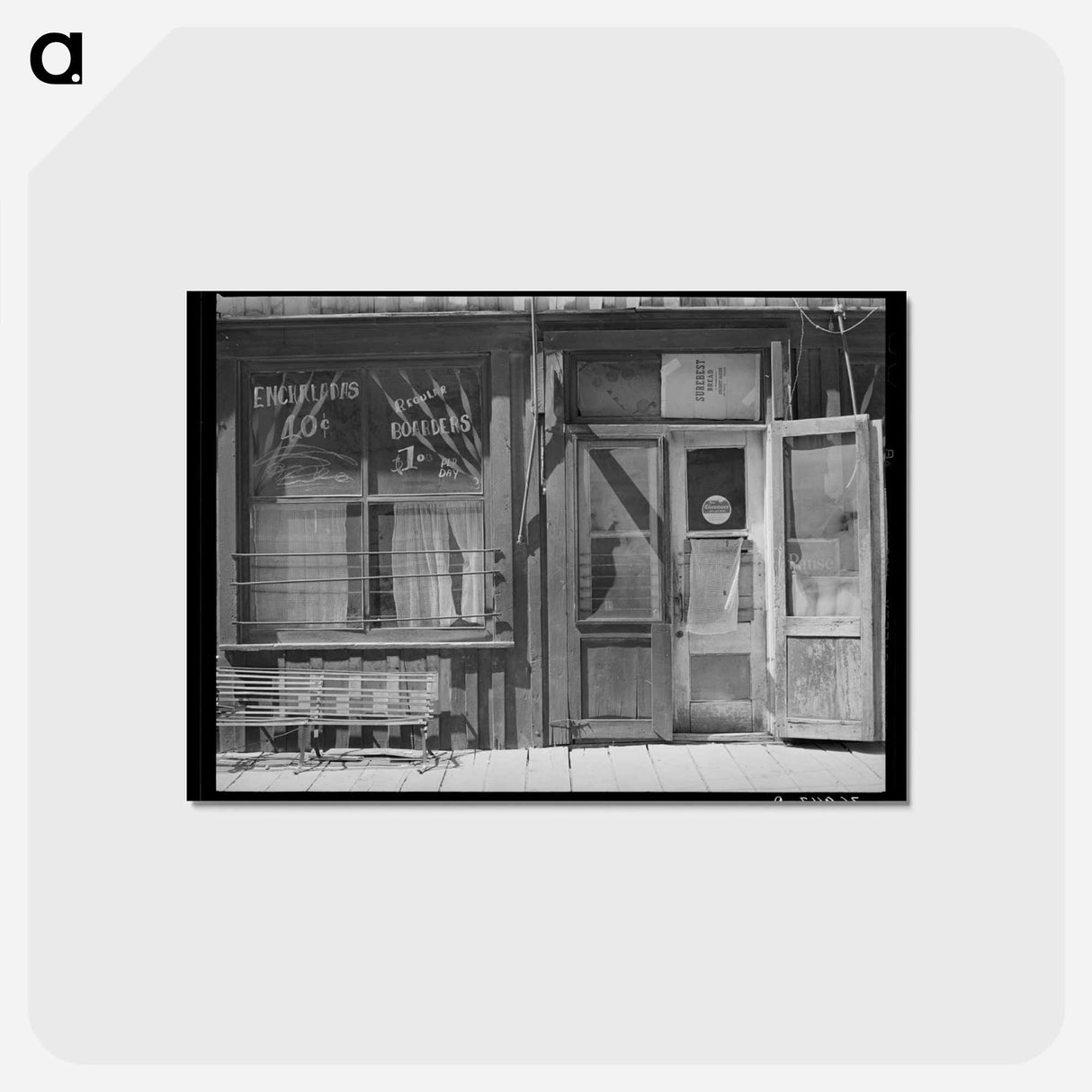 アートポストカード-Mogollon Storefront
- ラッセル リー Postcard.