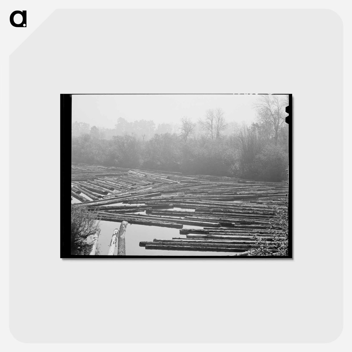 アートポストカード-Log Pond
- ラッセル リー Postcard.