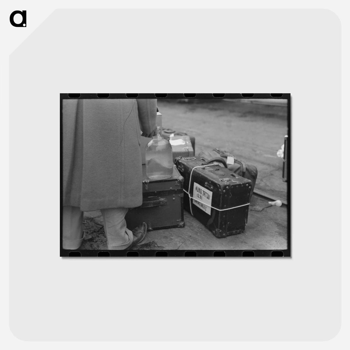 アートポストカード-Evacuation Baggage
- ラッセル リー Postcard.