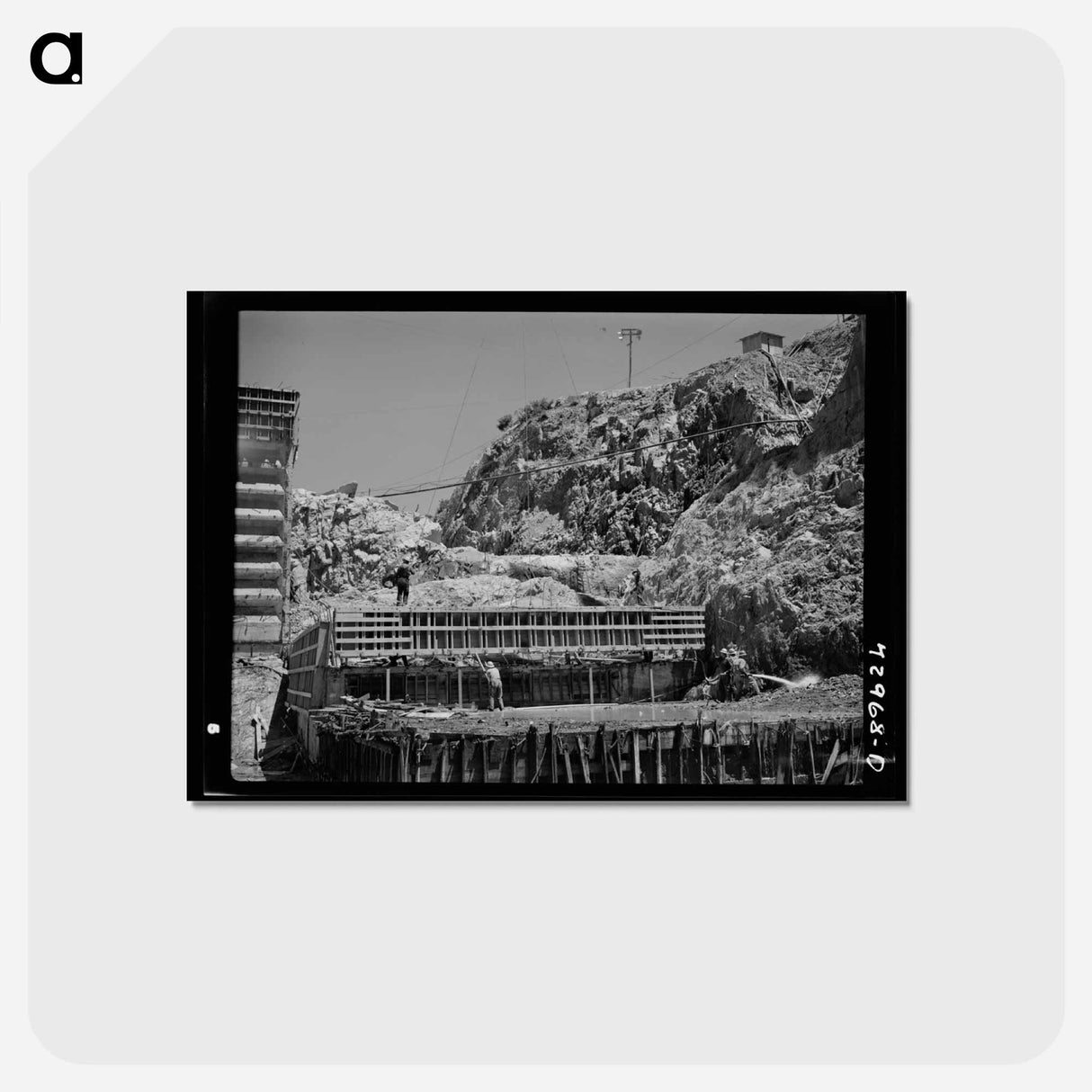 アートポストカード-Shasta Dam Construction
- ラッセル リー Postcard.