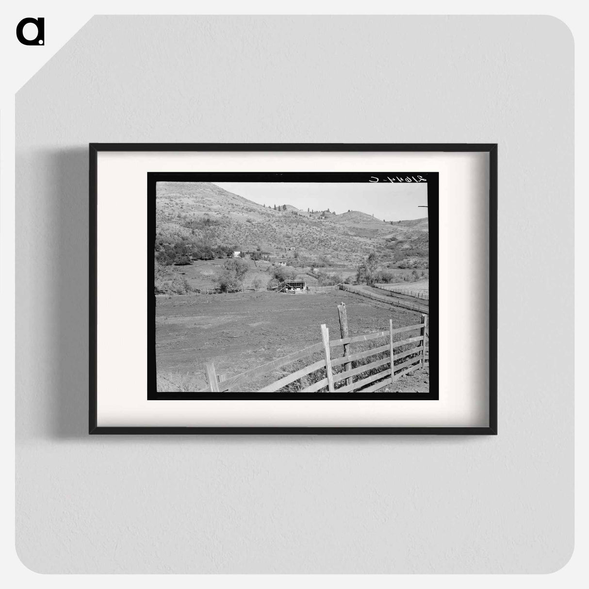 アートポスター-Carlock farmstead, Ola self-Help sawmill co-op - ドロテア ラング Poster.