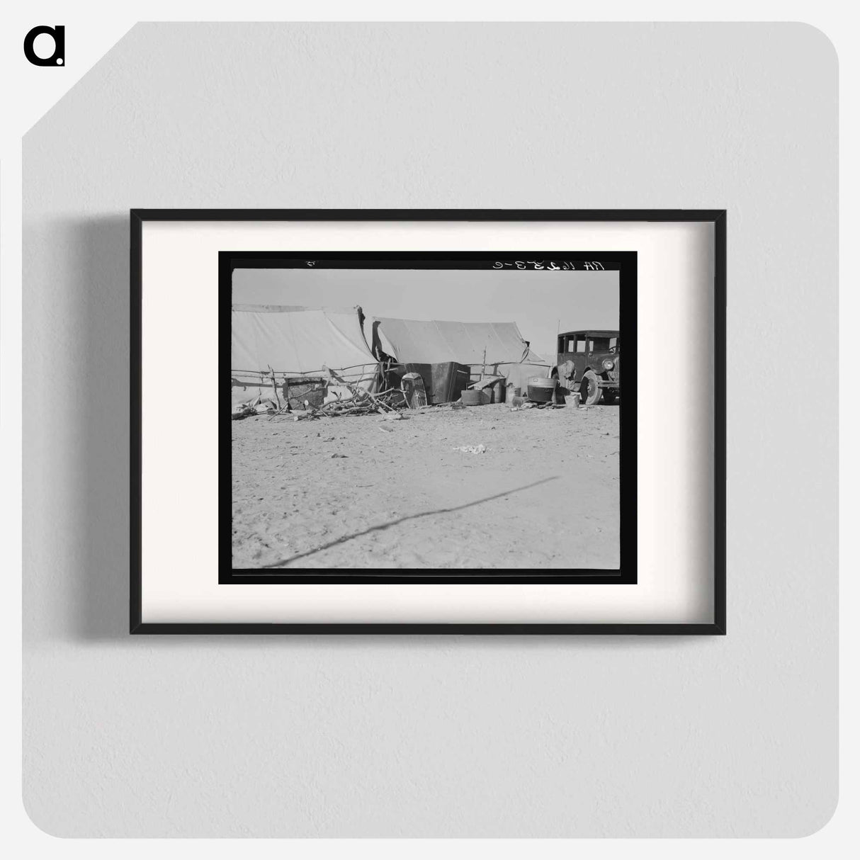 アートポスター-Camp of migratory workers. Imperial County, California. - ドロテア ラング Poster.