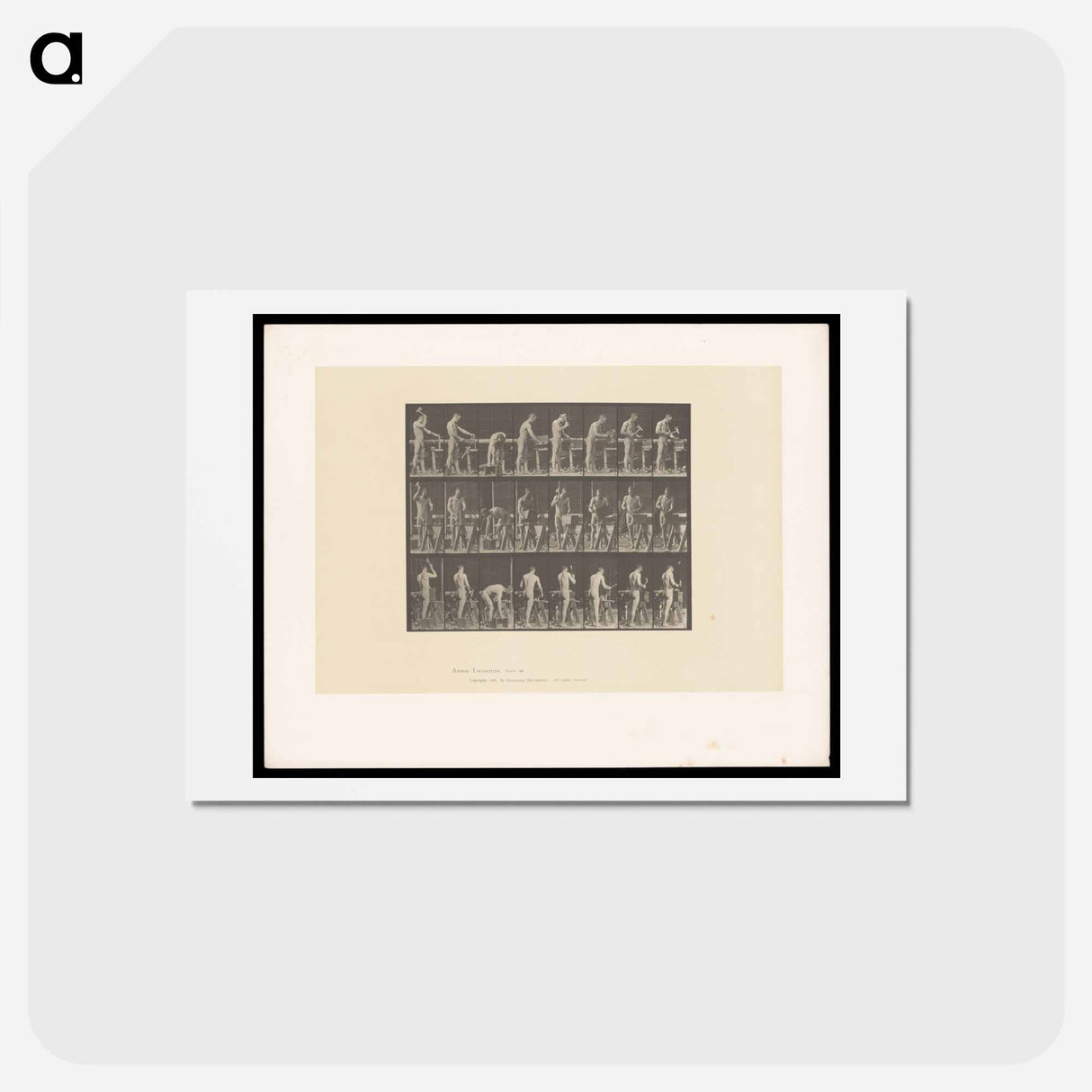 アートポストカード-Man at Work
- エドワード マイブリッジ Postcard.