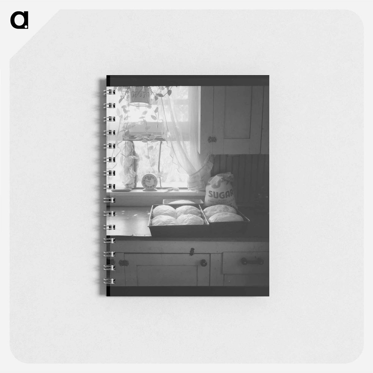 アートメモ帳-A corner of the Schrock kitchen in their new home - ドロテア ラング Memo.