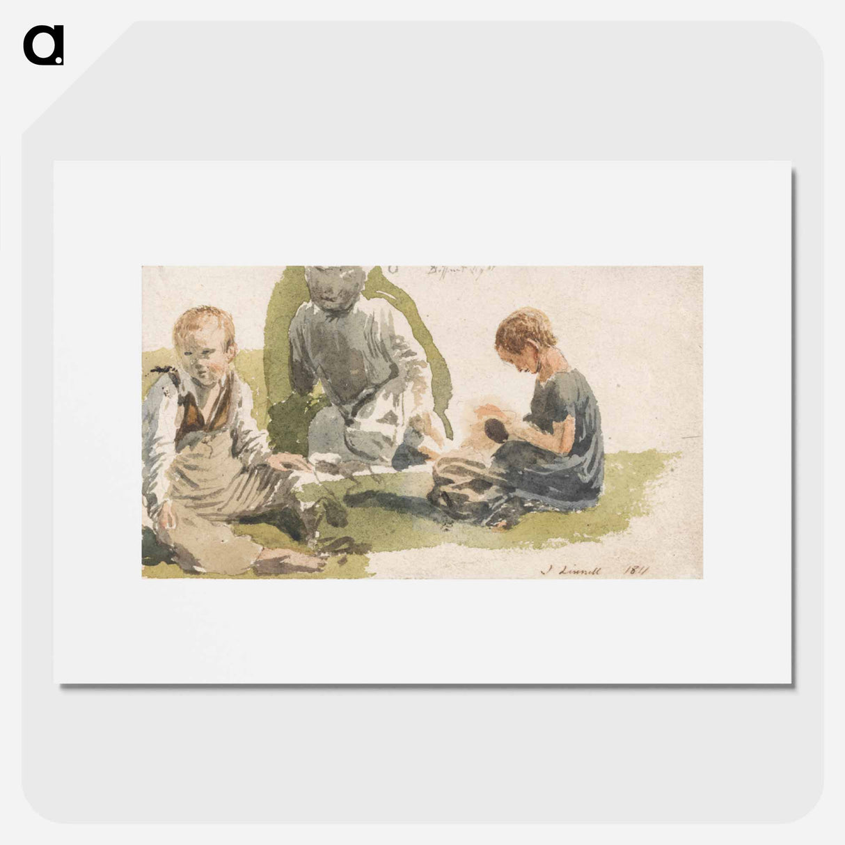 アートポスター-A Study of Children
- イェール大学アートギャラリー Poster.