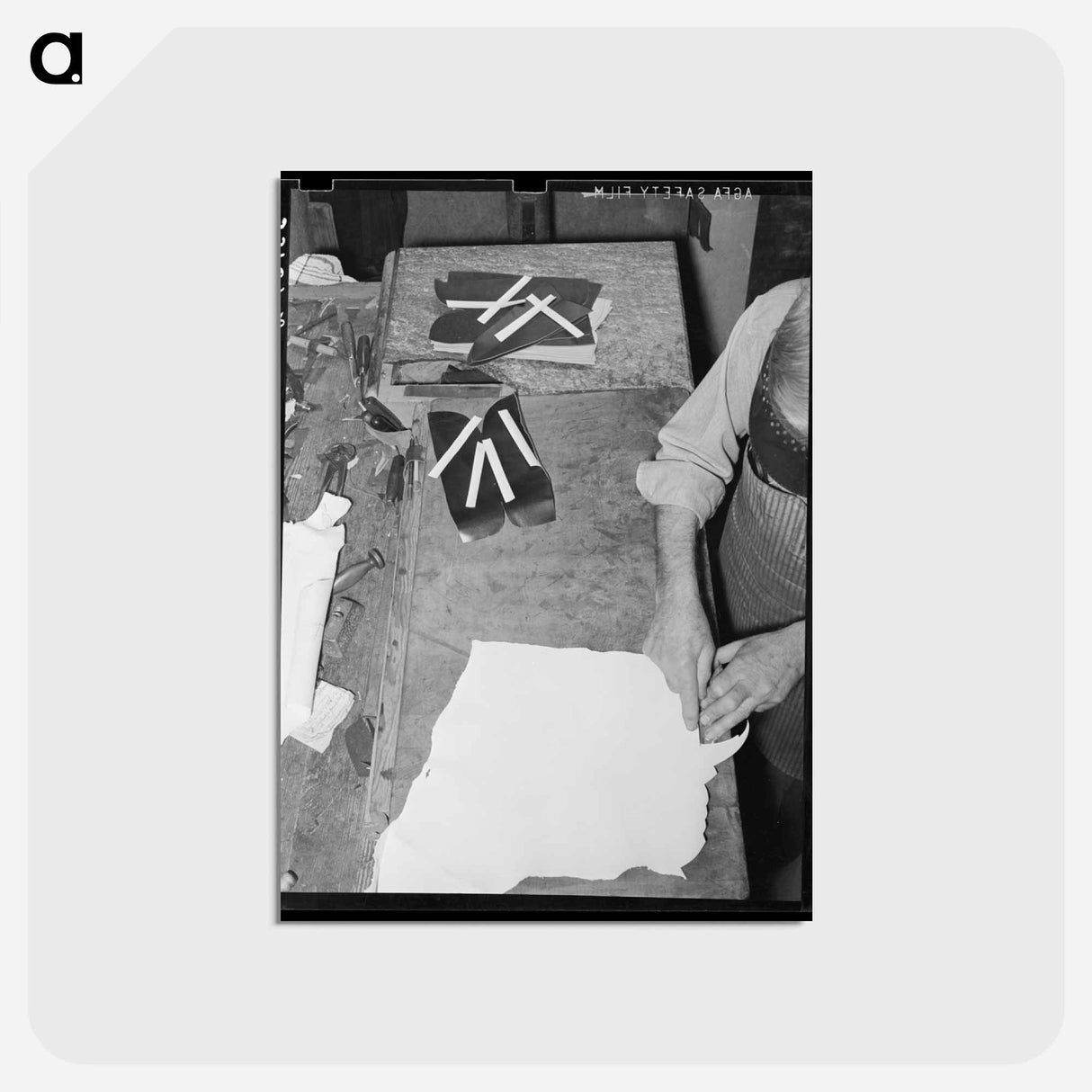 アートポストカード-Bootmaking Shop
- ラッセル リー Postcard.