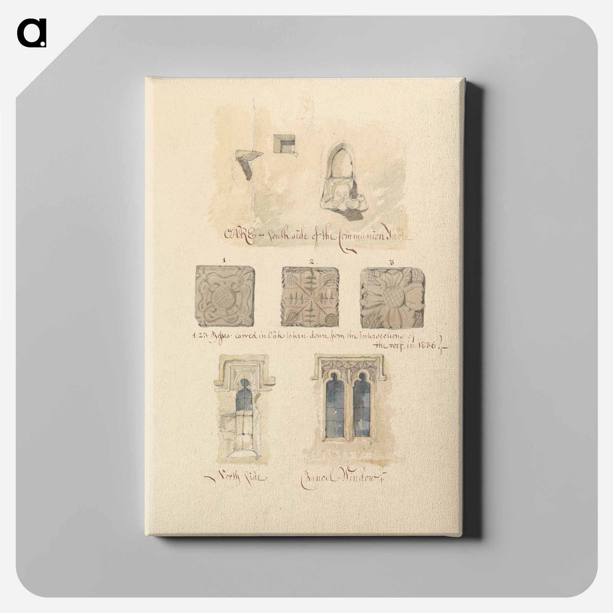 アートパネル-Oare Church, Architectural Details
- イェール大学アートギャラリー Canvas.