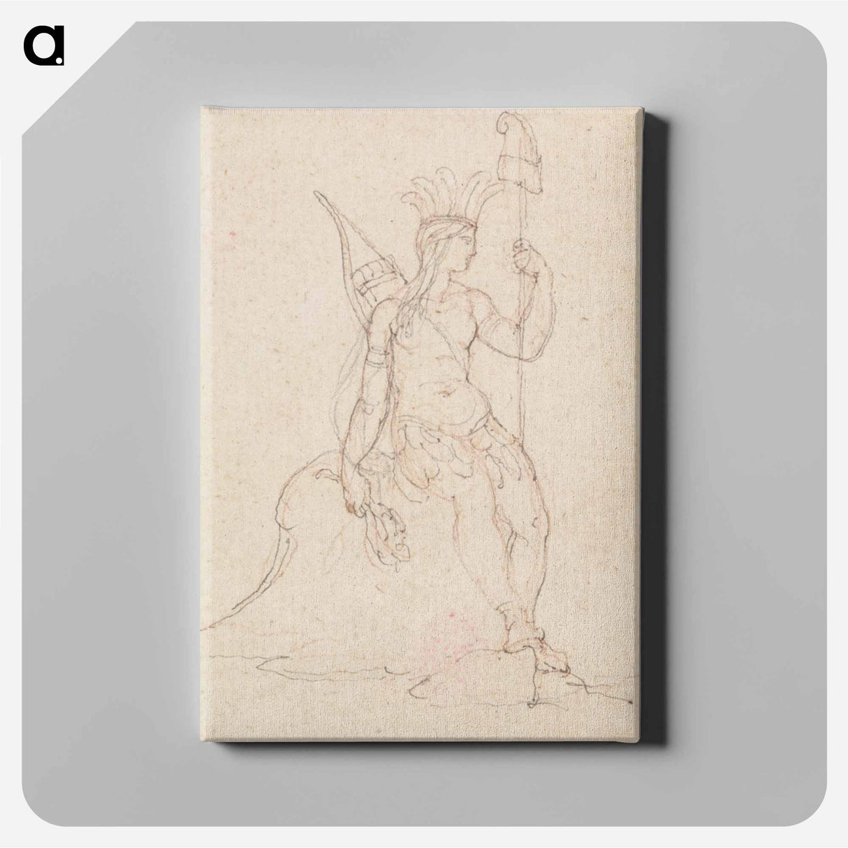 アートパネル-An Allegory of America Carrying the Cap of Liberty
- イェール大学アートギャラリー Canvas.