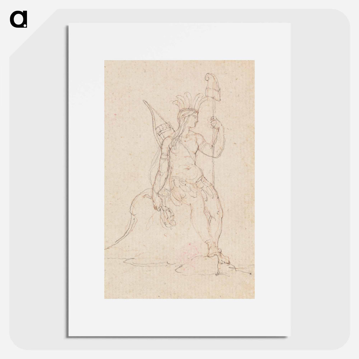 アートポスター-An Allegory of America Carrying the Cap of Liberty
- イェール大学アートギャラリー Poster.