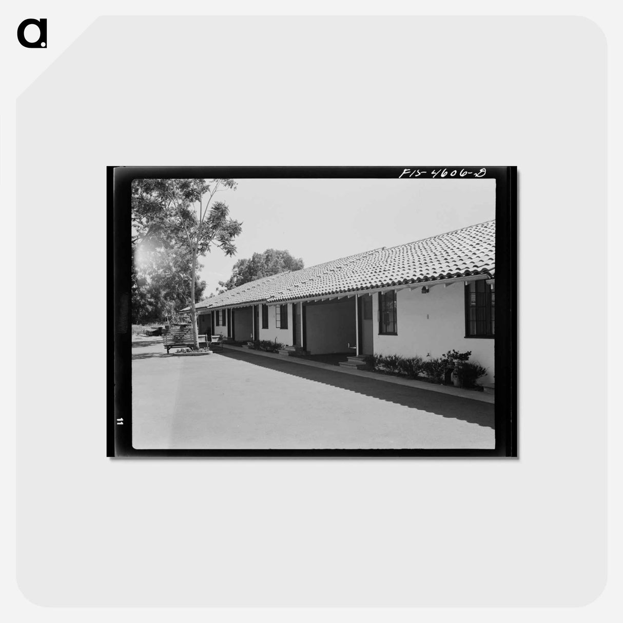 アートポストカード-Tourist Court, Santa Clara
- ラッセル リー Postcard.