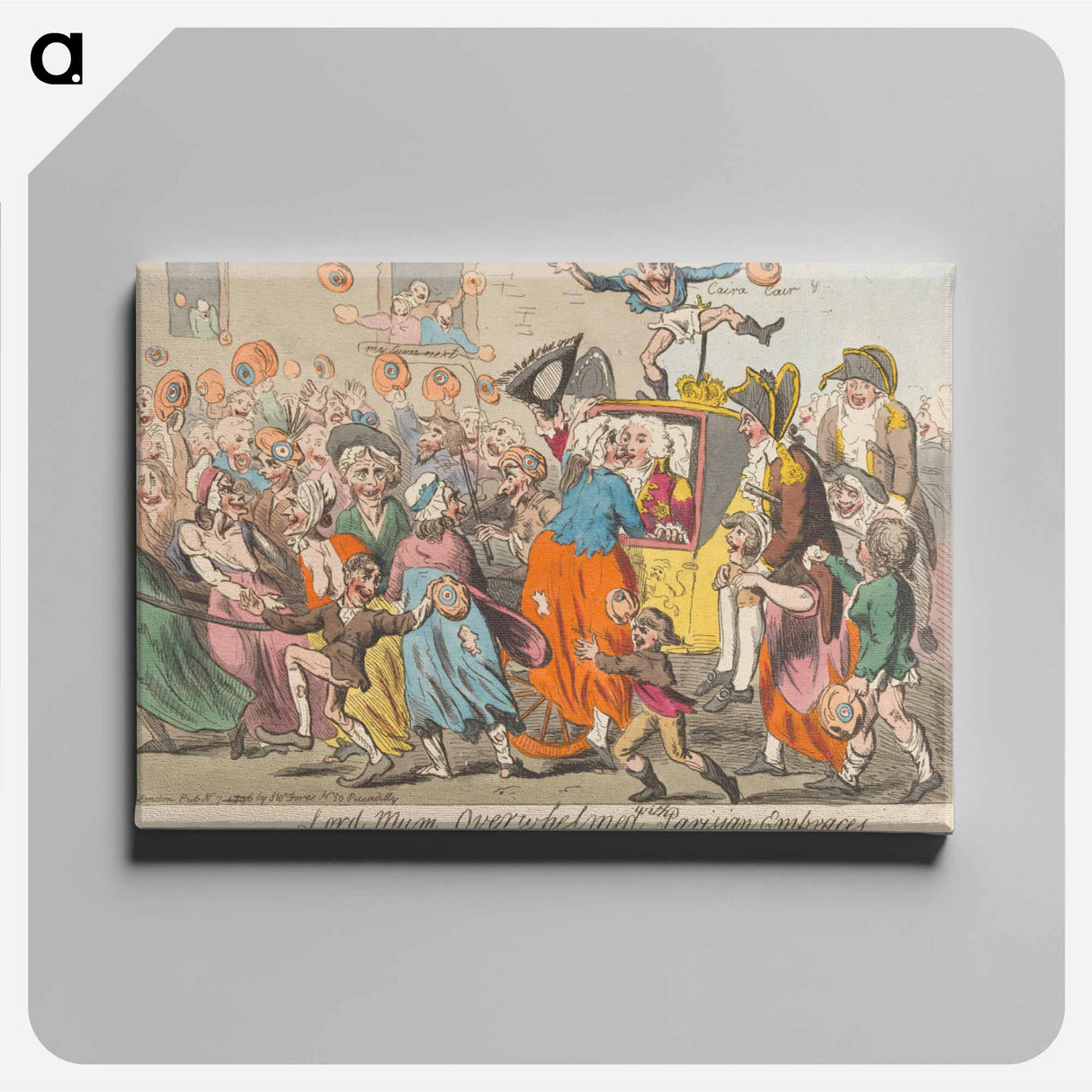 アートパネル-Lord Mum Overwhelmed with Parisian Embraces
- イェール大学アートギャラリー Canvas.