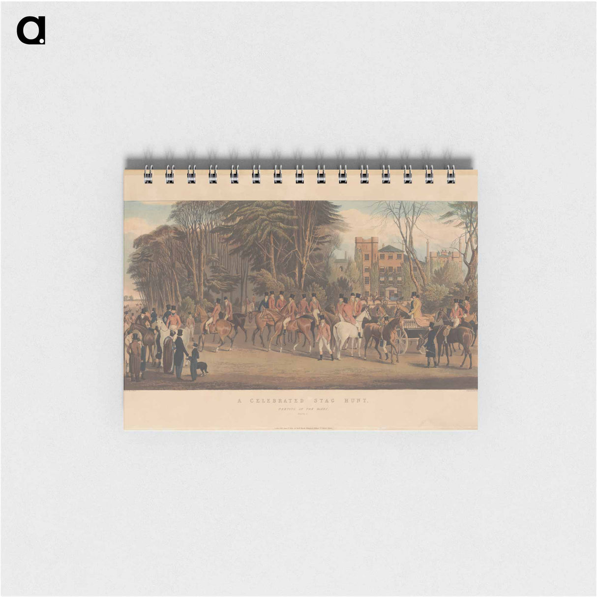アートメモ帳-A Celebrated Stag Hunt. Plate 1. Meeting at the Oakes
- イェール大学アートギャラリー Memo.