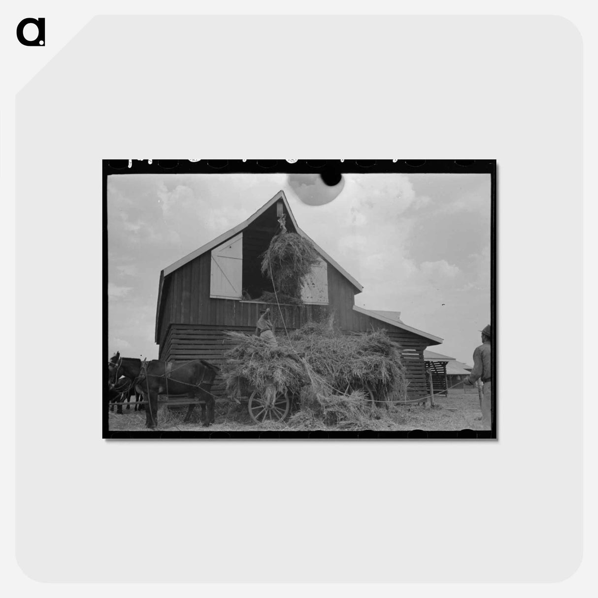アートポストカード-Elevating Hay
- ラッセル リー Postcard.