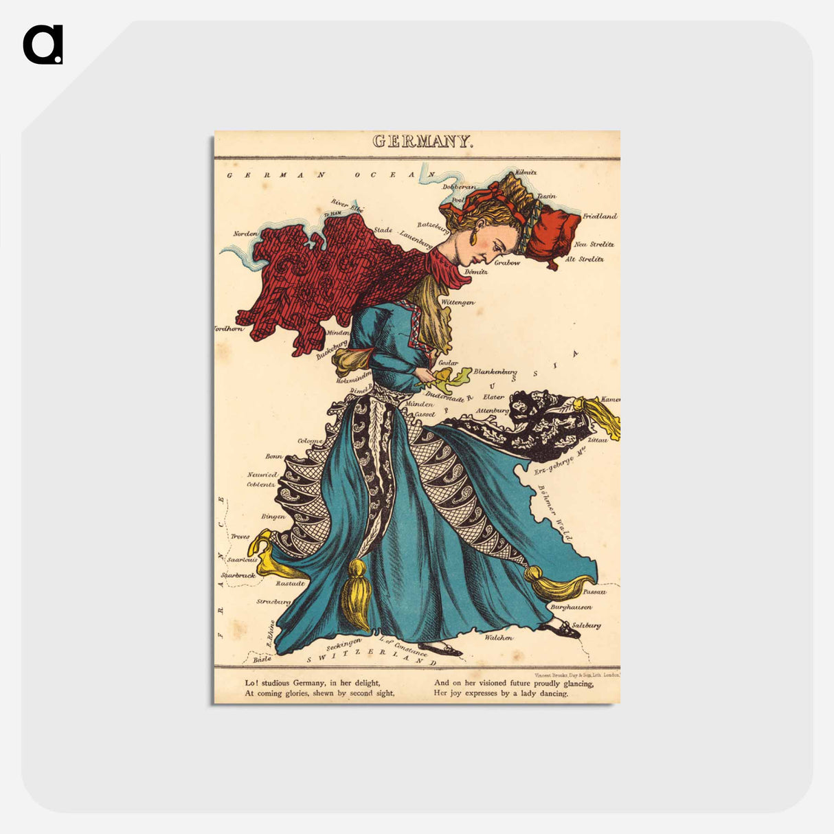 アートポストカード-Germany
- ボストン公共図書館 Postcard.