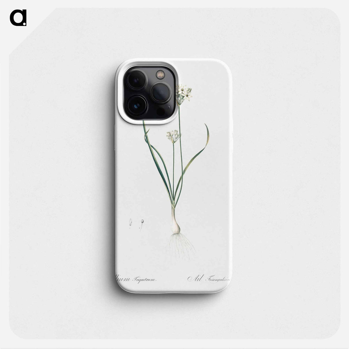Three-cornered leek illustration - Pierre Joseph Redouté Phone Case.