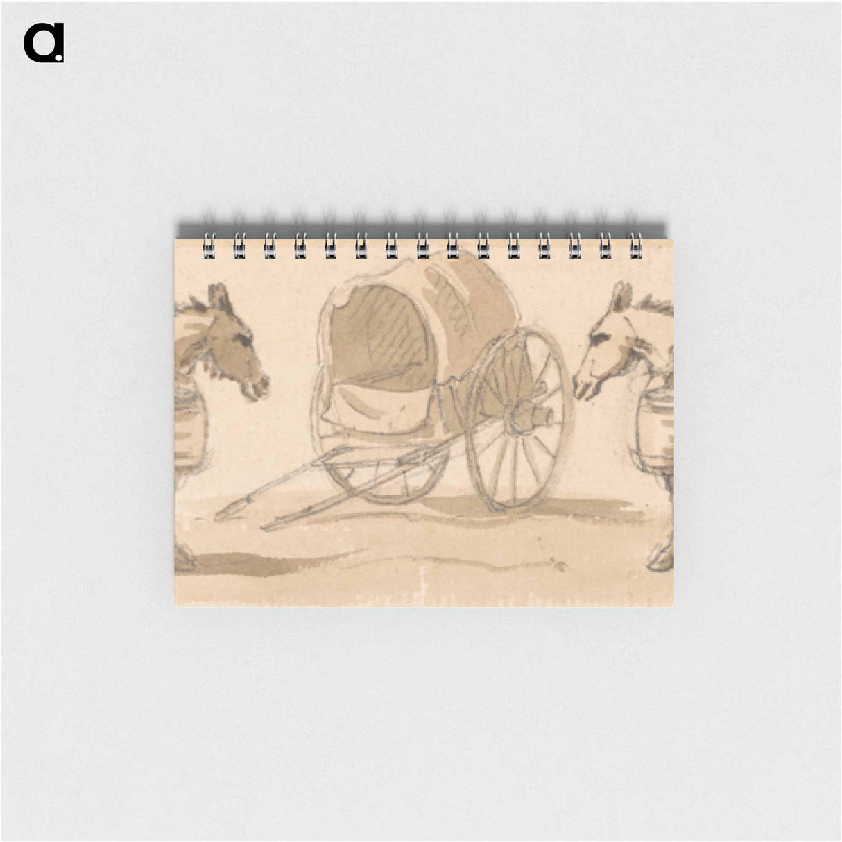 アートメモ帳-Four Mules with Panniers and a Cart
- イェール大学アートギャラリー Memo.