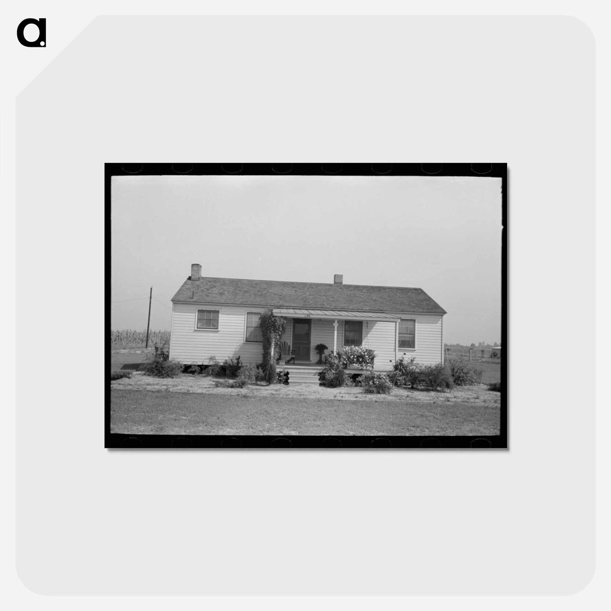 アートポストカード-Lake Dick Farm Home
- ラッセル リー Postcard.