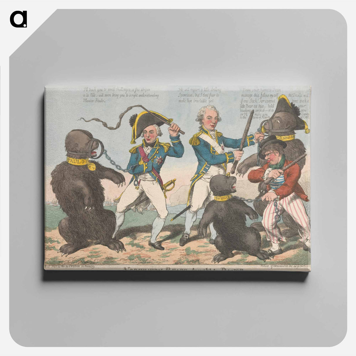 アートパネル-Northern Bears Taught to Dance
- イェール大学アートギャラリー Canvas.