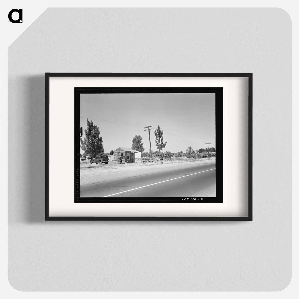 アートポスター-Between Tulare and Fresno, California - ドロテア ラング Poster.