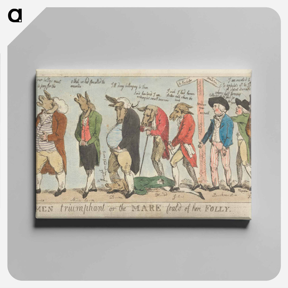 アートパネル-The Freemen Triumphant or the Mare Foald or Here Folly
- イェール大学アートギャラリー Canvas.