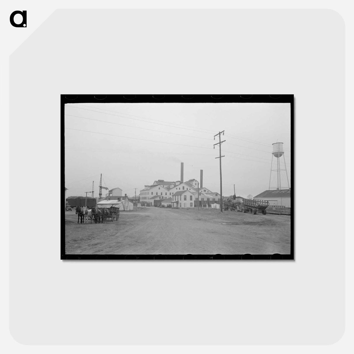 アートポストカード-Sugar Mill, Port Barre
- ラッセル リー Postcard.