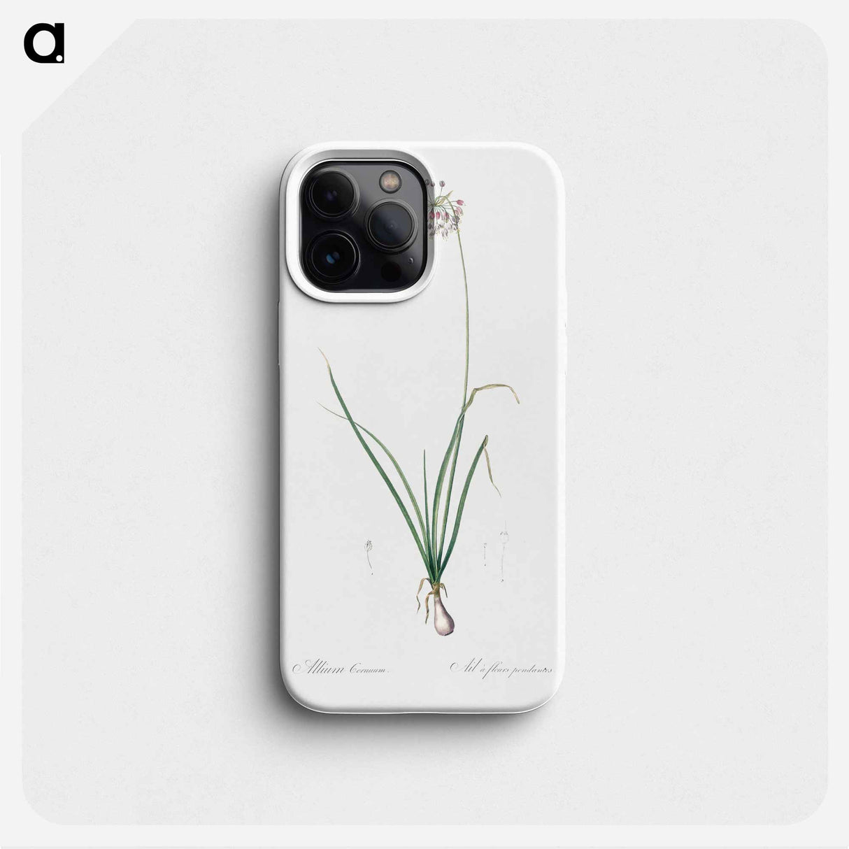 Nodding onion illustration - Pierre Joseph Redouté Phone Case.