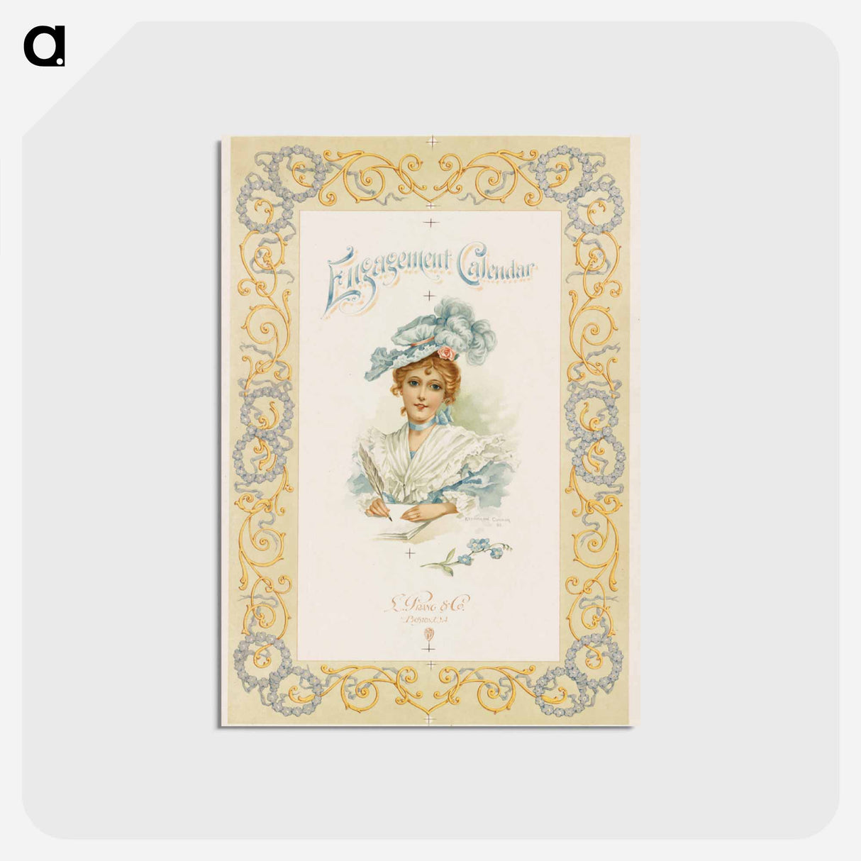 アートポストカード-Engagement Calendar
- ボストン公共図書館 Postcard.
