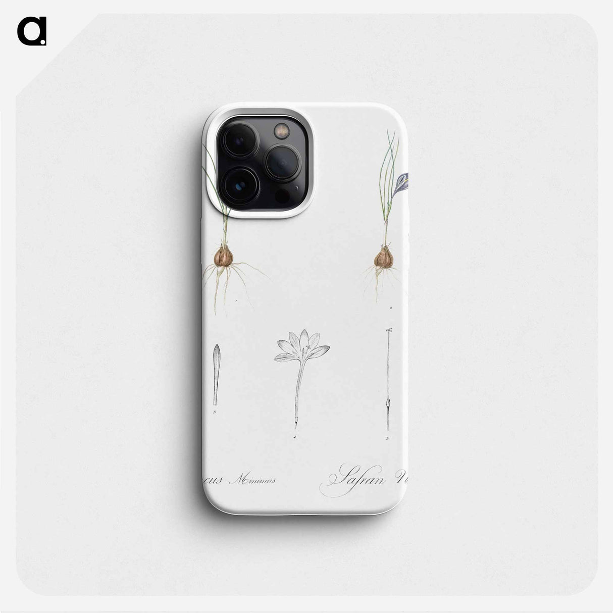 Crocus illustration - Pierre Joseph Redouté Phone Case.