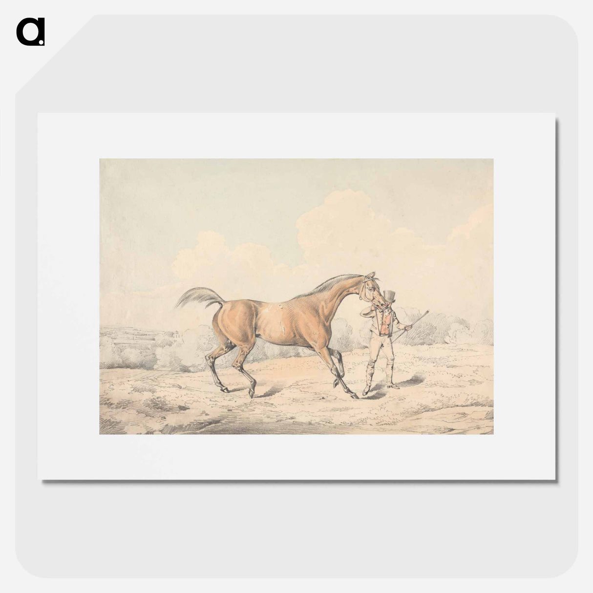 アートポスター-A Groom Leading a Bay Horse
- イェール大学アートギャラリー Poster.